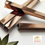 Nẹp Inox U8 v&agrave;ng đồng