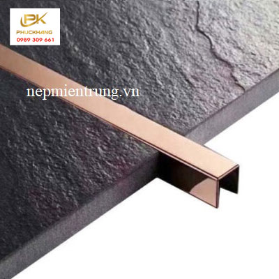 Nẹp Inox U3 V&agrave;ng hồng