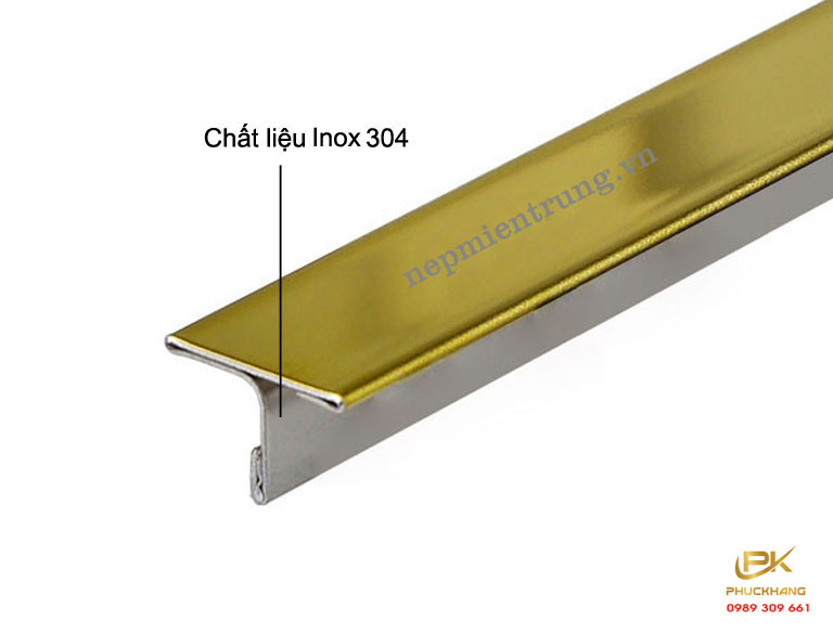 nẹp inox chữ T chất lượng